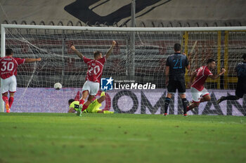 2024-08-30 - daniele montevago (n.9 perugia calcio) grejoices 2-0 - PERUGIA VS SPAL - ITALIAN SERIE C - SOCCER