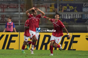 2024-08-30 - daniele montevago (n.9 perugia calcio) grejoices 2-0 - PERUGIA VS SPAL - ITALIAN SERIE C - SOCCER