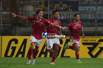 2024-08-30 - daniele montevago (n.9 perugia calcio) grejoices 2-0 - PERUGIA VS SPAL - ITALIAN SERIE C - SOCCER