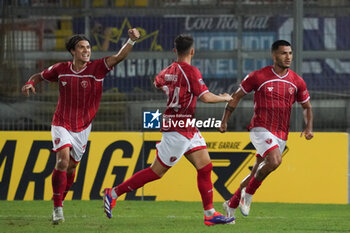 2024-08-30 - daniele montevago (n.9 perugia calcio) grejoices 2-0 - PERUGIA VS SPAL - ITALIAN SERIE C - SOCCER