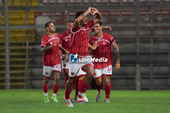 2024-08-30 - daniele montevago (n.9 perugia calcio) grejoices 2-0 - PERUGIA VS SPAL - ITALIAN SERIE C - SOCCER