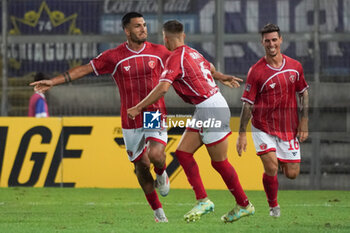 2024-08-30 - daniele montevago (n.9 perugia calcio) rejoices 3-0 - PERUGIA VS SPAL - ITALIAN SERIE C - SOCCER