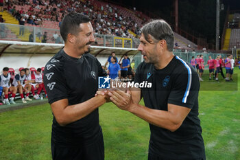 2024-08-30 - andrea dossena (coach spal)alessandro formisano (coach perugia calcio) - PERUGIA VS SPAL - ITALIAN SERIE C - SOCCER