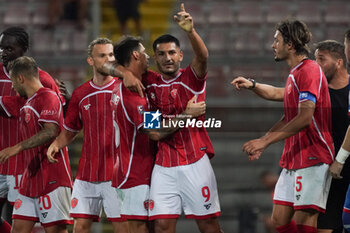 2024-08-30 - daniele montevago (n.9 perugia calcio) rejoices 2-0 - PERUGIA VS SPAL - ITALIAN SERIE C - SOCCER