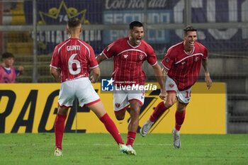 2024-08-30 - daniele montevago (n.9 perugia calcio) rejoices 3-0 - PERUGIA VS SPAL - ITALIAN SERIE C - SOCCER