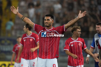 2024-08-30 - daniele montevago (n.9 perugia calcio) rejoices 3-0 - PERUGIA VS SPAL - ITALIAN SERIE C - SOCCER