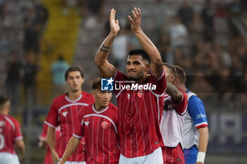 2024-08-30 - daniele montevago (n.9 perugia calcio) rejoices 3-0 - PERUGIA VS SPAL - ITALIAN SERIE C - SOCCER