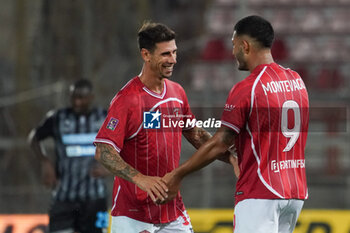 2024-08-30 - daniele montevago (n.9 perugia calcio) rejoices 3-0 - PERUGIA VS SPAL - ITALIAN SERIE C - SOCCER