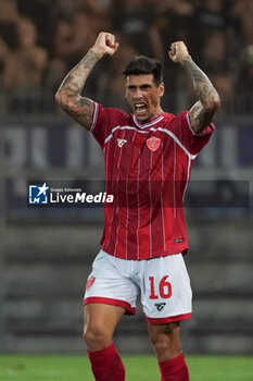 2024-08-30 - paolo bartolomei (n.16 perugia calcio) rejoices 2-0 - PERUGIA VS SPAL - ITALIAN SERIE C - SOCCER