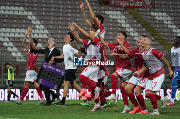 2024-08-30 - perugia calcio celebrates at the of the match - PERUGIA VS SPAL - ITALIAN SERIE C - SOCCER