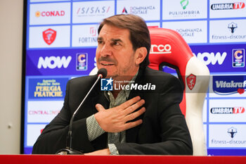 2024-09-10 - javier faroni (president perugia calcio) - AC PERUGIA PRESS CONFERENCE - ITALIAN SERIE C - SOCCER