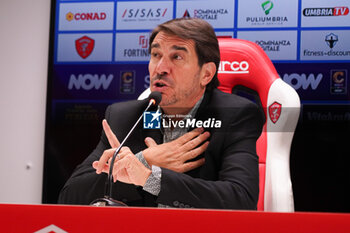 2024-09-10 - javier faroni (president perugia calcio) - AC PERUGIA PRESS CONFERENCE - ITALIAN SERIE C - SOCCER