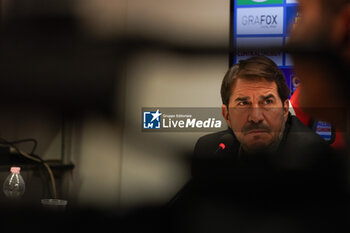 2024-09-10 - javier faroni (president perugia calcio) - AC PERUGIA PRESS CONFERENCE - ITALIAN SERIE C - SOCCER