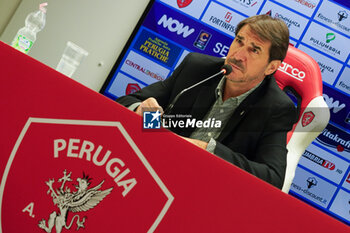 2024-09-10 - javier faroni (president perugia calcio) - AC PERUGIA PRESS CONFERENCE - ITALIAN SERIE C - SOCCER