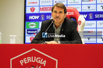 2024-09-10 - javier faroni (president perugia calcio) - AC PERUGIA PRESS CONFERENCE - ITALIAN SERIE C - SOCCER