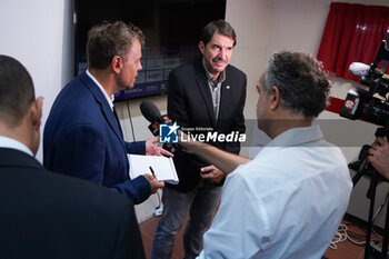 2024-09-10 - javier faroni (president perugia calcio) - AC PERUGIA PRESS CONFERENCE - ITALIAN SERIE C - SOCCER