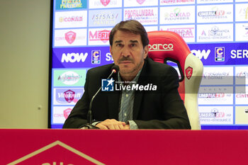 2024-09-10 - javier faroni (president perugia calcio) - AC PERUGIA PRESS CONFERENCE - ITALIAN SERIE C - SOCCER