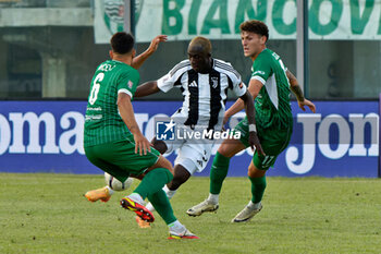 2024-09-14 - Felix Ohene Afena Gyan of Juventus Next Gen in action against Claudio Cristallo of Monopoli - MONOPOLI VS JUVENTUS NEXT GEN - ITALIAN SERIE C - SOCCER