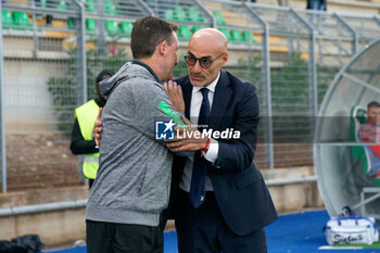 2024-09-14 - coach Alberto Colombo of Monopoli and coach Paolo Montero of Juventus Next Gen - MONOPOLI VS JUVENTUS NEXT GEN - ITALIAN SERIE C - SOCCER