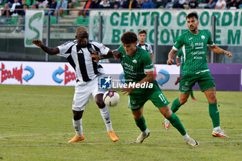 2024-09-14 - Felix Ohene Afena Gyan of Juventus Next Gen in action against Claudio Cristallo of Monopoli - MONOPOLI VS JUVENTUS NEXT GEN - ITALIAN SERIE C - SOCCER