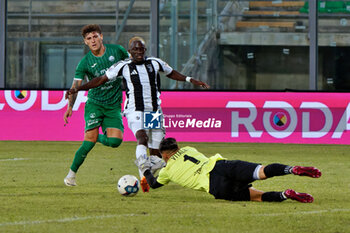 2024-09-14 - Felix Ohene Afena Gyan of Juventus Next Gen in action against Samuele Vitale of Monopoli - MONOPOLI VS JUVENTUS NEXT GEN - ITALIAN SERIE C - SOCCER