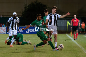 2024-09-14 - Federico Macca of Juventus Next Gen in action against Orlando Viteritti of Monopoli - MONOPOLI VS JUVENTUS NEXT GEN - ITALIAN SERIE C - SOCCER