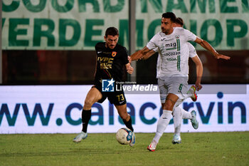 2024-09-26 - Davide Lamesta of Benevento in action against Mirko Miceli of Monopoli - MONOPOLI VS BENEVENTO - ITALIAN SERIE C - SOCCER