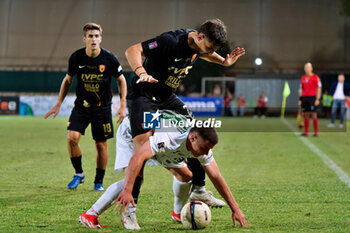 2024-09-26 - Angelo Viscardi of Benevento in action against Bruno Valenti of Monopoli - MONOPOLI VS BENEVENTO - ITALIAN SERIE C - SOCCER