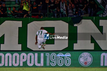 2024-09-26 - Orlando Viteritti of Monopoli celebrates after scoring a goal - MONOPOLI VS BENEVENTO - ITALIAN SERIE C - SOCCER