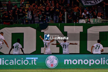 2024-09-26 - Orlando Viteritti of Monopoli celebrates after scoring a goal - MONOPOLI VS BENEVENTO - ITALIAN SERIE C - SOCCER