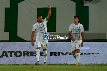 2024-09-26 - Orlando Viteritti of Monopoli celebrates after scoring a goal - MONOPOLI VS BENEVENTO - ITALIAN SERIE C - SOCCER