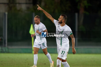 2024-09-26 - Orlando Viteritti of Monopoli celebrates after scoring a goal - MONOPOLI VS BENEVENTO - ITALIAN SERIE C - SOCCER