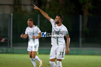 2024-09-26 - Orlando Viteritti of Monopoli celebrates after scoring a goal - MONOPOLI VS BENEVENTO - ITALIAN SERIE C - SOCCER