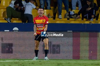 2024-09-30 - Davide Lamesta of Benevento celebrates after scoring a goal - BENEVENTO VS JUVENTUS NG - ITALIAN SERIE C - SOCCER