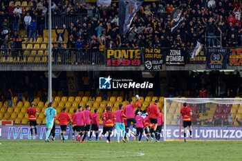 2024-09-30 - Players of Benevento Calcio celebrates the victory with supporters - BENEVENTO VS JUVENTUS NG - ITALIAN SERIE C - SOCCER