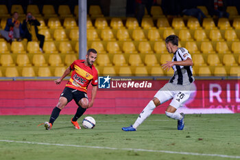 2024-09-30 - Giuseppe Borello of Benevento in action against Javier Gil Puche of Juventus Next Gen - BENEVENTO VS JUVENTUS NG - ITALIAN SERIE C - SOCCER