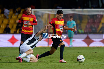 2024-09-30 - Angelo Talia of Benevento in action against Federico Macca of Juventus Next Gen - BENEVENTO VS JUVENTUS NG - ITALIAN SERIE C - SOCCER