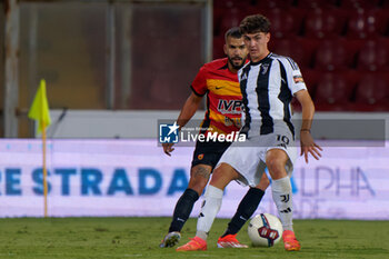 2024-09-30 - Lorenzo Anghele of Juventus Next Gen in action against Shady Oukhadda of Benevento - BENEVENTO VS JUVENTUS NG - ITALIAN SERIE C - SOCCER