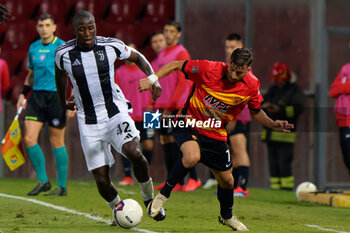 2024-09-30 - Daouda Peeters of Juventus Next Gen in action against Ernesto Starita of Benevento - BENEVENTO VS JUVENTUS NG - ITALIAN SERIE C - SOCCER