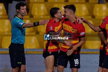 2024-09-30 - Pier Luigi Simonetti of Benevento celebrates after scoring a goal Davide Lamesta of Benevento - BENEVENTO VS JUVENTUS NG - ITALIAN SERIE C - SOCCER