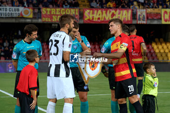 2024-09-30 - Filippo Scaglia of Juventus Next Gen and Filippo Berra of Benevento - BENEVENTO VS JUVENTUS NG - ITALIAN SERIE C - SOCCER