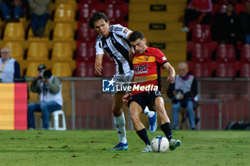 2024-09-30 - Davide Lamesta of Benevento in action against Martin Njoten Palumbo of Juventus Next Gen - BENEVENTO VS JUVENTUS NG - ITALIAN SERIE C - SOCCER