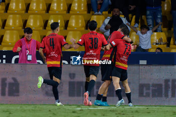 2024-09-30 - Davide Lamesta of Benevento celebrates after scoring a goal with teammates - BENEVENTO VS JUVENTUS NG - ITALIAN SERIE C - SOCCER