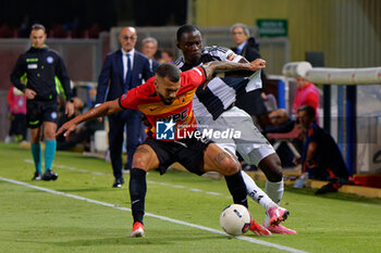 2024-09-30 - Felix Ohene Afena Gyan of Juventus Next Gen in action against Shady Oukhadda of Benevento - BENEVENTO VS JUVENTUS NG - ITALIAN SERIE C - SOCCER