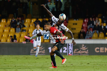 2024-09-30 - Felix Ohene Afena Gyan of Juventus Next Gen in action against Shady Oukhadda of Benevento - BENEVENTO VS JUVENTUS NG - ITALIAN SERIE C - SOCCER