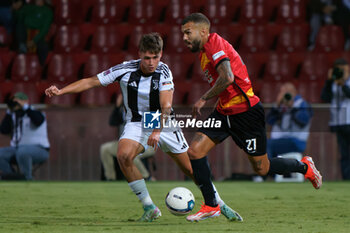 2024-09-30 - Shady Oukhadda of Benevento in action against Nicolo Cudrig of Juventus Next Gen - BENEVENTO VS JUVENTUS NG - ITALIAN SERIE C - SOCCER