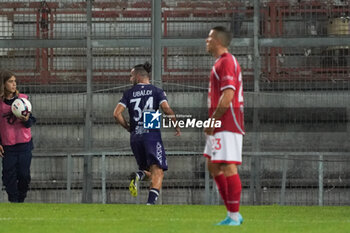 2024-09-26 - leonardo ubaldi (rimini fc) rejoices0-2 - PERUGIA VS RIMINI - ITALIAN SERIE C - SOCCER