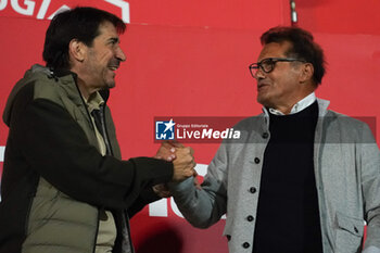 2024-09-26 - javier faroni (president perugia calcio) whit walter alfredo novellino - PERUGIA VS RIMINI - ITALIAN SERIE C - SOCCER