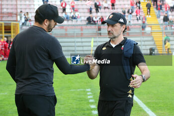 2024-10-06 - alessandro formisano (coach perugia calcio) giorgio gorgone (coach lucchese 1905) - PERUGIA VS LUCCHESE - ITALIAN SERIE C - SOCCER