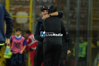 2024-10-06 - giorgio gorgone (coach lucchese 1905)alessandro formisano (coach perugia calcio) at the end of the race - PERUGIA VS LUCCHESE - ITALIAN SERIE C - SOCCER